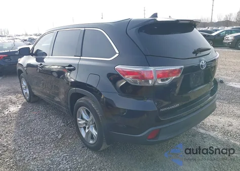 2014 Toyota Highlander Limited V6 из США, поврежденный, VIN 5TDDKRFH5ES058445